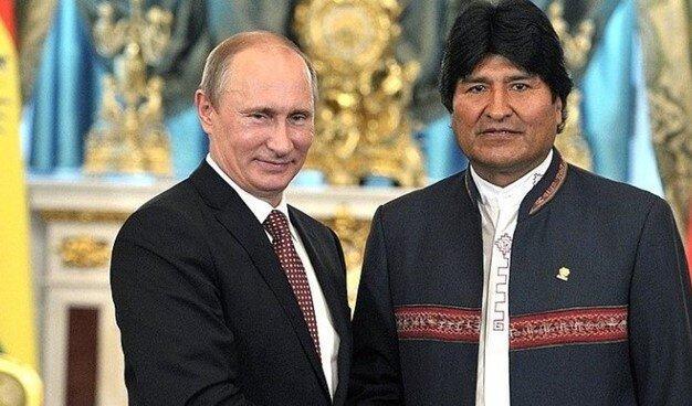 دیدار رهبران روسیه و بولیوی درباره تقویت همکاری راهبردی تا مخالفت با اعمال تحریم های یکجانبه
